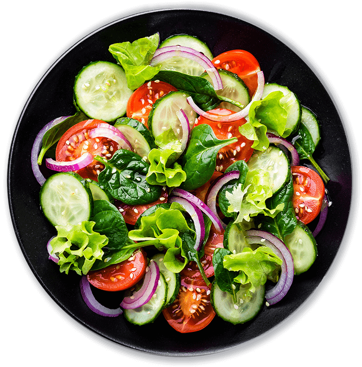 Fresh salad plate